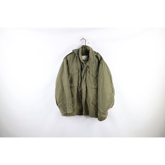 Vintage Alpha Industries M 1972 Vietnam War M65 Cold Weather Field Jacket Lined